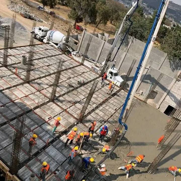 Power transmission tower installation