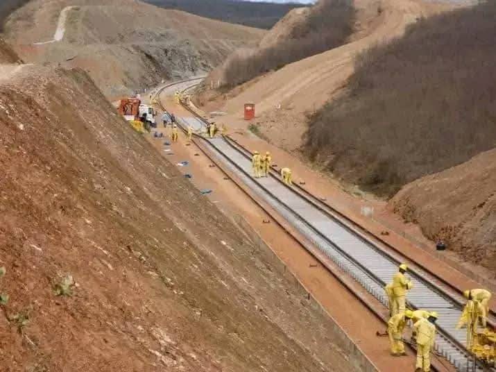 Airport runway asphalt paving operation